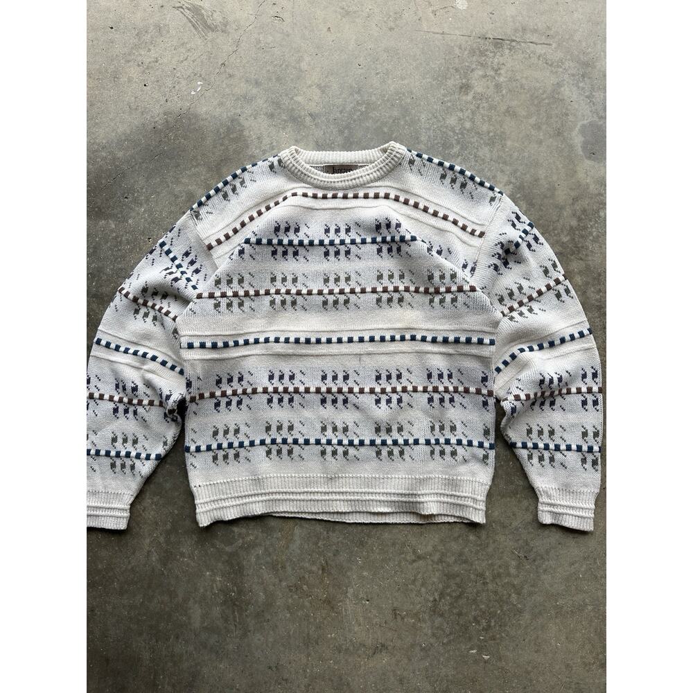 Vintage Jantzen Multi-Colored Striped Sweater
